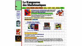 What Mathkang.org website looked like in 2023 (1 year ago)