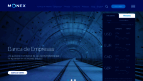 What Monex.com.mx website looked like in 2023 (2 years ago)