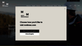 What Mottmac.com website looked like in 2023 (1 year ago)