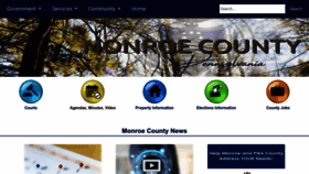 What Monroecountypa.gov website looked like in 2023 (1 year ago)