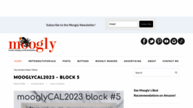 What Mooglyblog.com website looked like in 2023 (1 year ago)