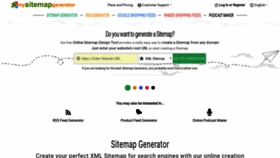 What Mysitemapgenerator.com website looked like in 2023 (1 year ago)