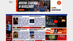 What Maratonypolskie.pl website looked like in 2023 (1 year ago)