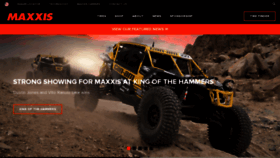 What Maxxis.com website looked like in 2023 (1 year ago)