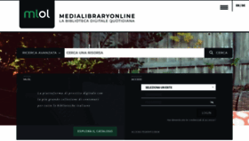 What Medialibrary.it website looked like in 2023 (1 year ago)