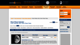 What Mooncalendar.astro-seek.com website looked like in 2023 (1 year ago)
