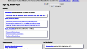 What Martinvogel.de website looked like in 2023 (2 years ago)