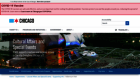 What Millenniumpark.org website looked like in 2023 (2 years ago)