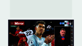 What Mirrorfootball.co.uk website looked like in 2023 (1 year ago)