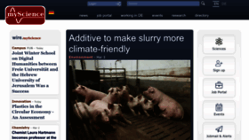What Myscience.de website looked like in 2023 (2 years ago)