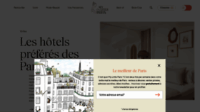 What Mylittleparis.com website looked like in 2023 (1 year ago)