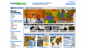What Mapsales.com website looked like in 2023 (1 year ago)
