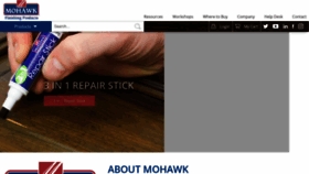 What Mohawk-finishing.com website looked like in 2023 (1 year ago)