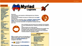 What Myriad.fr website looked like in 2023 (1 year ago)