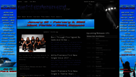 What Metalunderground.com website looked like in 2023 (1 year ago)