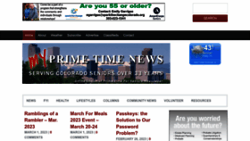 What Myprimetimenews.com website looked like in 2023 (1 year ago)