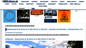 What Mrn-news.de website looked like in 2023 (1 year ago)