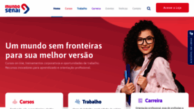 What Mundosenai.com.br website looked like in 2023 (1 year ago)