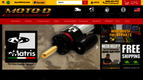 What Motodracing.com website looked like in 2023 (1 year ago)