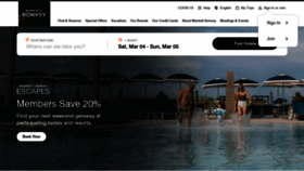 What Marriott.com.au website looked like in 2023 (1 year ago)