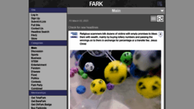 What M.fark.com website looked like in 2023 (1 year ago)