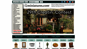 What Miniatures.com website looked like in 2023 (1 year ago)