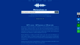 What Mp3juices.cc website looked like in 2023 (2 years ago)