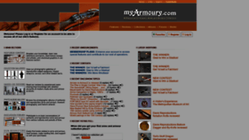 What Myarmoury.com website looked like in 2023 (1 year ago)