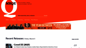 What Mrqe.com website looked like in 2023 (1 year ago)