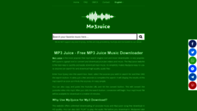 What Mp3juice.tel website looked like in 2023 (1 year ago)