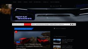 What Moparinsiders.com website looked like in 2023 (1 year ago)