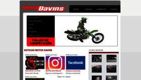 What Motosdavins.com website looked like in 2023 (1 year ago)