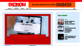 What Magazinekonom.cz website looked like in 2023 (1 year ago)
