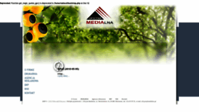 What Medialna.pl website looked like in 2023 (1 year ago)