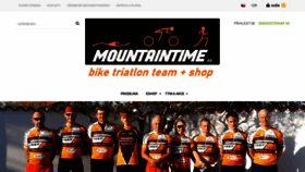 What Mountaintime.cz website looked like in 2023 (1 year ago)