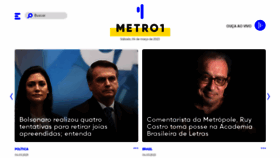 What Metro1.com.br website looked like in 2023 (1 year ago)