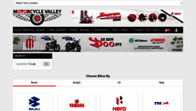 What Motorcyclevalley.com website looked like in 2023 (1 year ago)