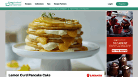 What Myfoodbook.com.au website looked like in 2023 (1 year ago)