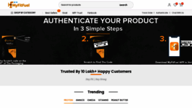What Myfitfuel.in website looked like in 2023 (1 year ago)