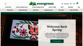What Myevergreen.com website looked like in 2023 (1 year ago)
