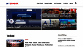 What Mysumber.com website looked like in 2023 (1 year ago)