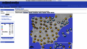 What Meteoclimatic.net website looked like in 2023 (1 year ago)