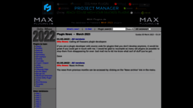 What Maxplugins.de website looked like in 2023 (1 year ago)