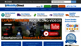 What Mobilityscootersdirect.com website looked like in 2023 (1 year ago)