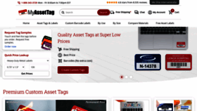 What Myassettag.com website looked like in 2023 (1 year ago)
