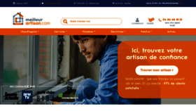 What Meilleur-artisan.com website looked like in 2023 (1 year ago)