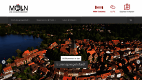 What Moelln.de website looked like in 2023 (1 year ago)