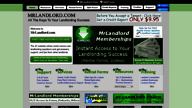 What Mrlandlord.com website looked like in 2023 (1 year ago)