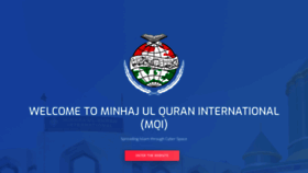 What Minhaj.org website looked like in 2023 (1 year ago)
