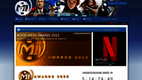 What Movie-infos.net website looked like in 2023 (1 year ago)